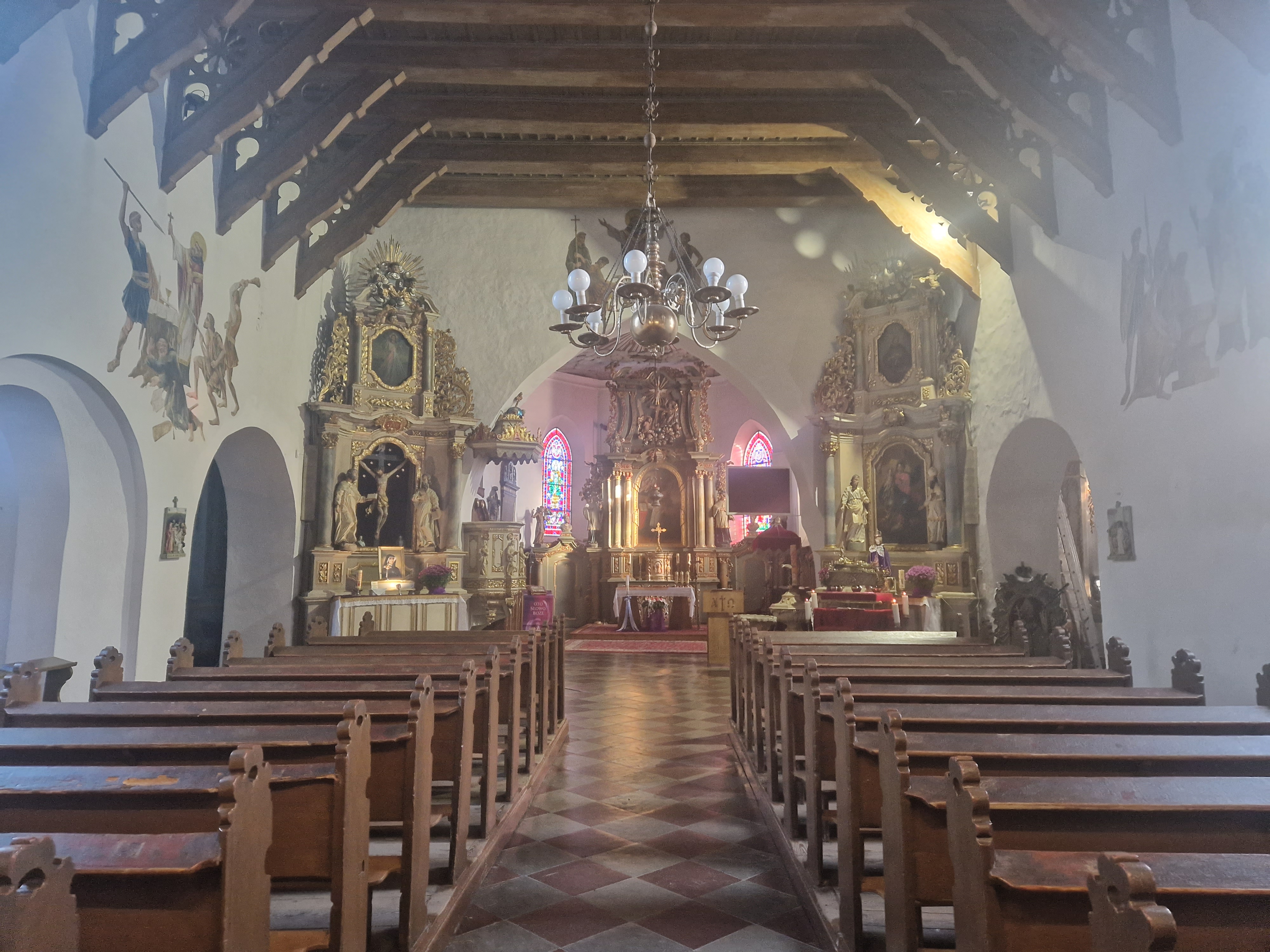 Wnętrze kościoła św. Wojciecha w Gdańsku